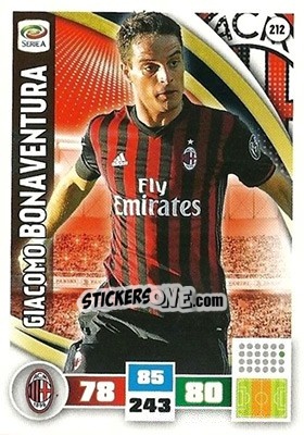 Sticker Giacomo Bonaventura - Calciatori 2016-2017. Adrenalyn XL - Panini