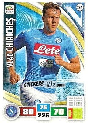 Sticker Vlad Chiricheș - Calciatori 2016-2017. Adrenalyn XL n. 224 - Panini
