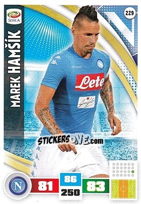 Cromo Marek Hamšík - Calciatori 2016-2017. Adrenalyn XL - Panini