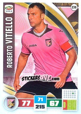 Sticker Roberto Vitiello - Calciatori 2016-2017. Adrenalyn XL n. 239 - Panini