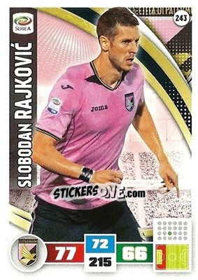 Sticker Slobodan Rajkovic - Calciatori 2016-2017. Adrenalyn XL - Panini