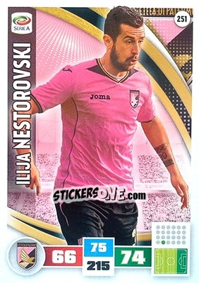 Cromo Ilija Nestorovski - Calciatori 2016-2017. Adrenalyn XL - Panini