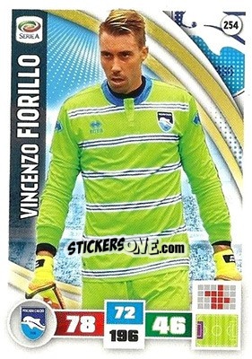 Sticker Vincenzo Fiorillo - Calciatori 2016-2017. Adrenalyn XL n. 254 - Panini