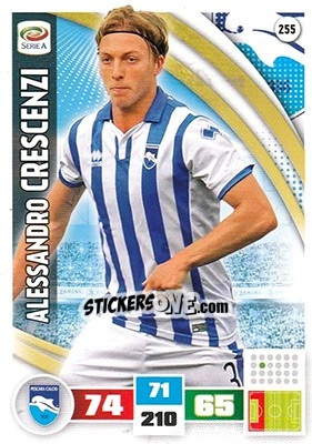 Sticker Alessandro Crescenzi - Calciatori 2016-2017. Adrenalyn XL n. 255 - Panini