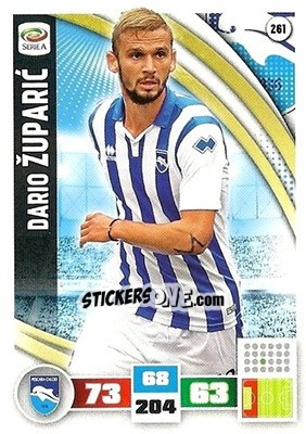 Cromo Dario Župaric - Calciatori 2016-2017. Adrenalyn XL - Panini