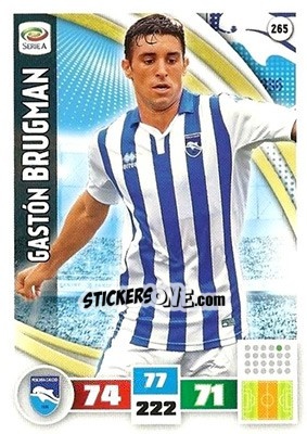 Sticker Gastón Brugman - Calciatori 2016-2017. Adrenalyn XL n. 265 - Panini