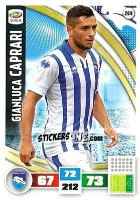 Sticker Gianluca Caprari - Calciatori 2016-2017. Adrenalyn XL n. 269 - Panini