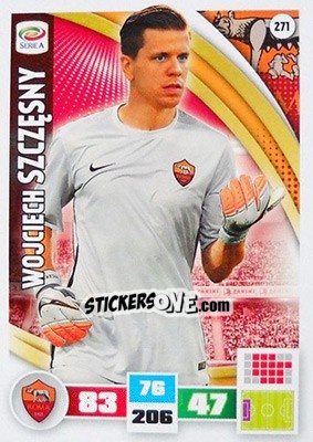Sticker Wojciech Szczęsny - Calciatori 2016-2017. Adrenalyn XL n. 271 - Panini