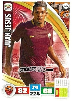 Figurina Juan Jesus - Calciatori 2016-2017. Adrenalyn XL - Panini