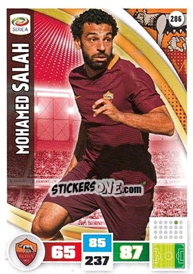 Sticker Mohamed Salah - Calciatori 2016-2017. Adrenalyn XL - Panini