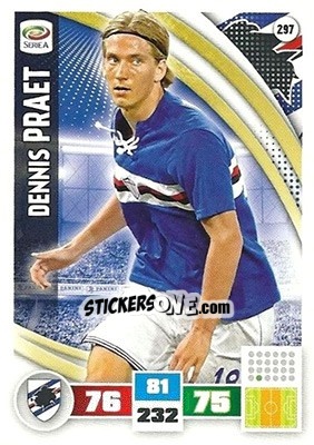 Cromo Dennis Praet - Calciatori 2016-2017. Adrenalyn XL - Panini