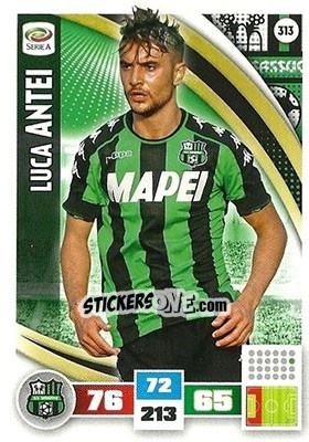 Sticker Luca Antei - Calciatori 2016-2017. Adrenalyn XL - Panini