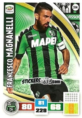 Sticker Francesco Magnanelli - Calciatori 2016-2017. Adrenalyn XL - Panini
