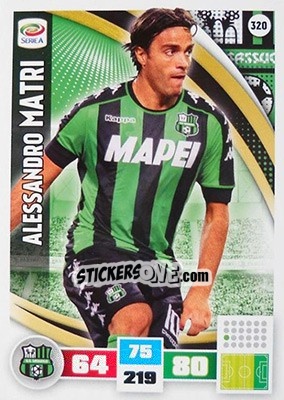 Sticker Alessandro Matri - Calciatori 2016-2017. Adrenalyn XL n. 320 - Panini