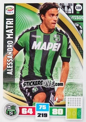 Figurina Alessandro Matri - Calciatori 2016-2017. Adrenalyn XL - Panini