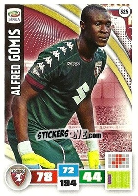 Sticker Alfred Gomis - Calciatori 2016-2017. Adrenalyn XL n. 325 - Panini