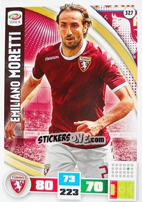 Cromo Emiliano Moretti - Calciatori 2016-2017. Adrenalyn XL - Panini