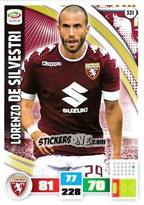 Sticker Lorenzo De Silvestri - Calciatori 2016-2017. Adrenalyn XL - Panini