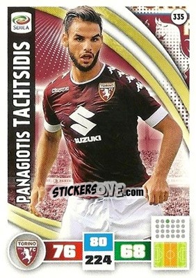 Sticker Panagiotis Tachtsidis - Calciatori 2016-2017. Adrenalyn XL n. 335 - Panini