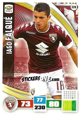 Figurina Iago Falqué - Calciatori 2016-2017. Adrenalyn XL - Panini