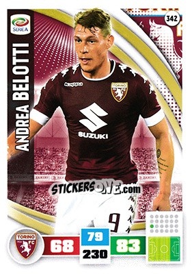 Sticker Andrea Belotti - Calciatori 2016-2017. Adrenalyn XL - Panini