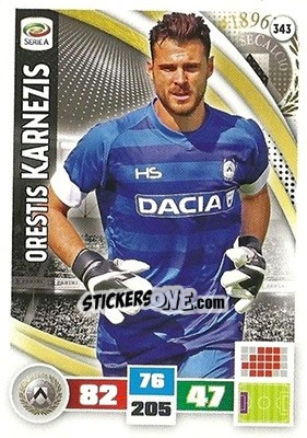 Sticker Orestis Karnezis - Calciatori 2016-2017. Adrenalyn XL - Panini