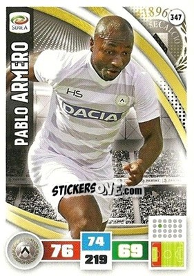 Sticker Pablo Armero - Calciatori 2016-2017. Adrenalyn XL n. 347 - Panini