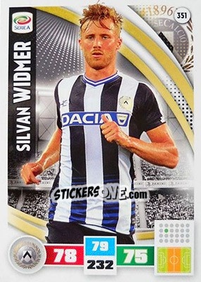 Cromo Silvan Widmer - Calciatori 2016-2017. Adrenalyn XL - Panini