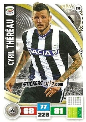 Sticker Cyril Théréau - Calciatori 2016-2017. Adrenalyn XL - Panini
