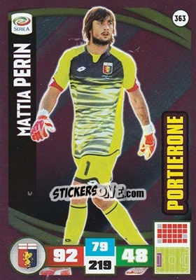 Sticker Mattia Perin - Calciatori 2016-2017. Adrenalyn XL n. 363 - Panini