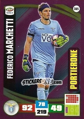 Sticker Federico Marchetti - Calciatori 2016-2017. Adrenalyn XL - Panini