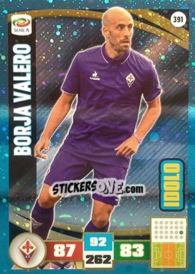 Figurina Borja Valero - Calciatori 2016-2017. Adrenalyn XL - Panini