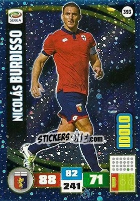Sticker Nicolás Burdisso - Calciatori 2016-2017. Adrenalyn XL - Panini