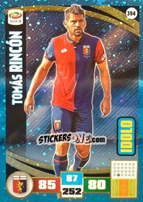 Sticker Tomás Rincón - Calciatori 2016-2017. Adrenalyn XL n. 394 - Panini