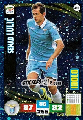 Sticker Senad Lulic - Calciatori 2016-2017. Adrenalyn XL n. 399 - Panini