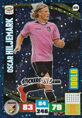 Sticker Oscar Hiljemark - Calciatori 2016-2017. Adrenalyn XL n. 406 - Panini
