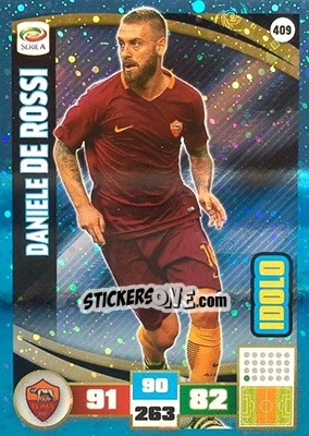 Sticker Daniele De Rossi - Calciatori 2016-2017. Adrenalyn XL n. 409 - Panini