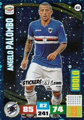 Sticker Angelo Palombo - Calciatori 2016-2017. Adrenalyn XL n. 412 - Panini