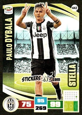 Sticker Paulo Dybala - Calciatori 2016-2017. Adrenalyn XL - Panini