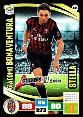 Cromo Giacomo Bonaventura - Calciatori 2016-2017. Adrenalyn XL - Panini