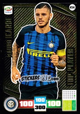 Sticker Mauro Icardi - Calciatori 2016-2017. Adrenalyn XL n. 454 - Panini