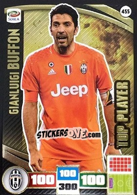 Sticker Gianluigi Buffon - Calciatori 2016-2017. Adrenalyn XL n. 455 - Panini