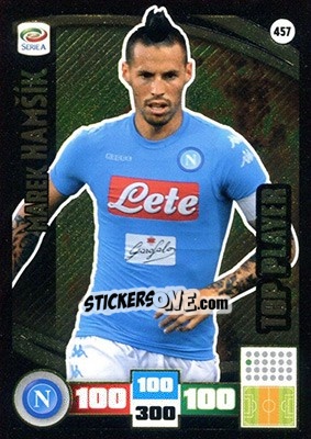 Cromo Marek Hamšík - Calciatori 2016-2017. Adrenalyn XL n. 457 - Panini