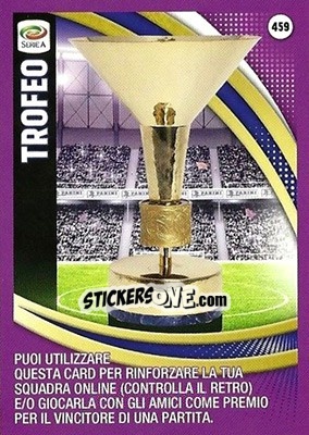 Sticker Trofeo - Calciatori 2016-2017. Adrenalyn XL n. 459 - Panini