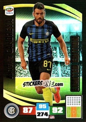 Sticker Antonio Candreva - Calciatori 2016-2017. Adrenalyn XL n. LE-AC - Panini