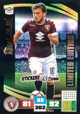 Figurina Adem Ljajic - Calciatori 2016-2017. Adrenalyn XL - Panini