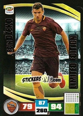 Sticker Edin Džeko - Calciatori 2016-2017. Adrenalyn XL - Panini