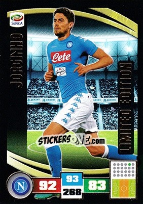 Sticker Jorginho - Calciatori 2016-2017. Adrenalyn XL n. LE-JO - Panini