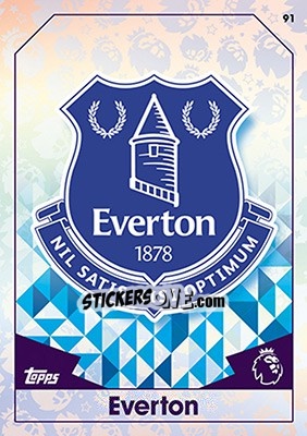 Sticker Club Badge - English Premier League 2016-2017. Match Attax - Topps