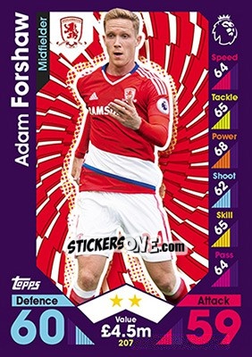 Sticker Adam Forshaw